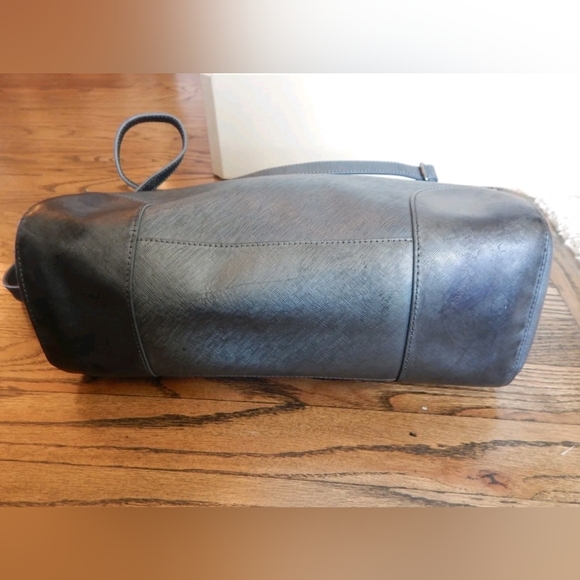 Tory Burch blue/grey stephano Robinson tote bag. - Picture 15 of 15